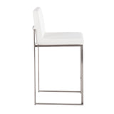 Fuji - Contemporary High Back Counter Stool, Functional Design