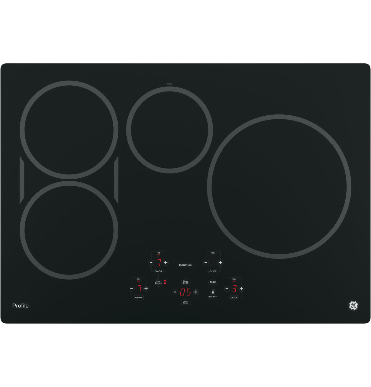 GE Profile(TM) 30" Built-In Touch Control Induction Cooktop - (PHP9030DJBB)