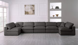 Plush - Velvet Standart Comfort Modular Sectional - Grey