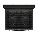 5.8 Cubic Feet Smart Freestanding Gas Range With EZ-2-Lift Grates - Black Stainless Steel