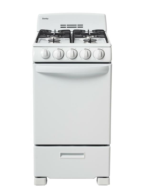 Danby 20" Wide Gas Range in White - (DR202WGLP)