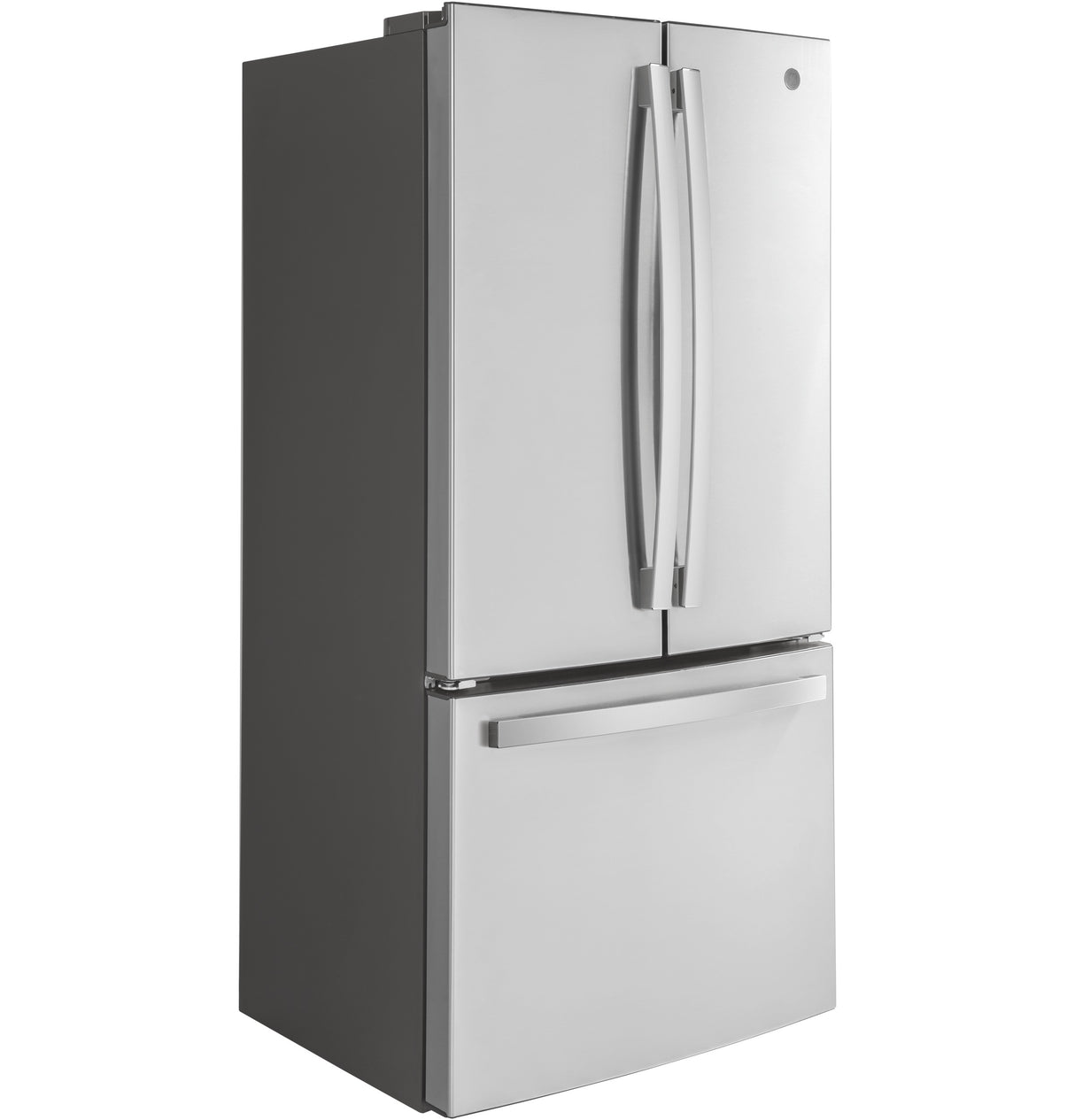 GE(R) ENERGY STAR(R) 18.6 Cu. Ft. Counter-Depth French-Door Refrigerator - (GWE19JYLFS)