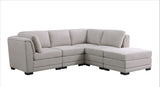 Kristin - Linen Reversible Sectional Sofa With Ottoman