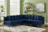 Tremblay - Modular Sectional 5 Piece - Navy - Modern & Contemporary