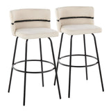 Cinch Claire - 30" Fixed-Height Barstool (Set of 2)