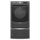 Front Load Electric Dryer With Extra Power And Quick Dry Cycle - 7.3 Cubic Feet - Volcano Black