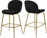 Paris - Stool with Gold Legs (Set of 2)