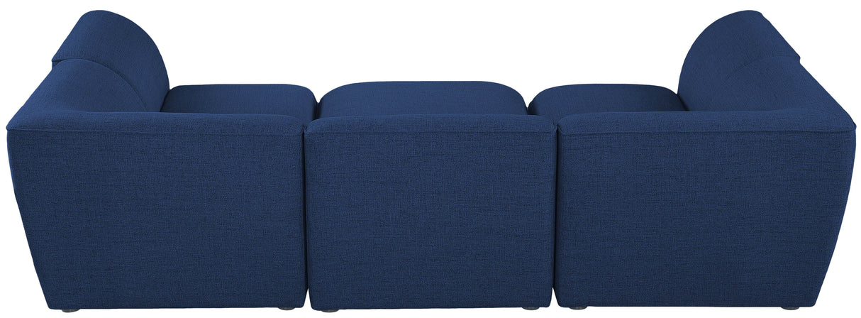 Miramar - Modular Sectional 6 Piece - Navy - Modern & Contemporary