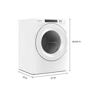 7.4 Cubic Feet Front-Load Dryer With Sensor Drying - White