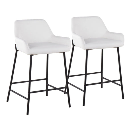 Daniella - Fixed-Height Counter Stool (Set of 2)