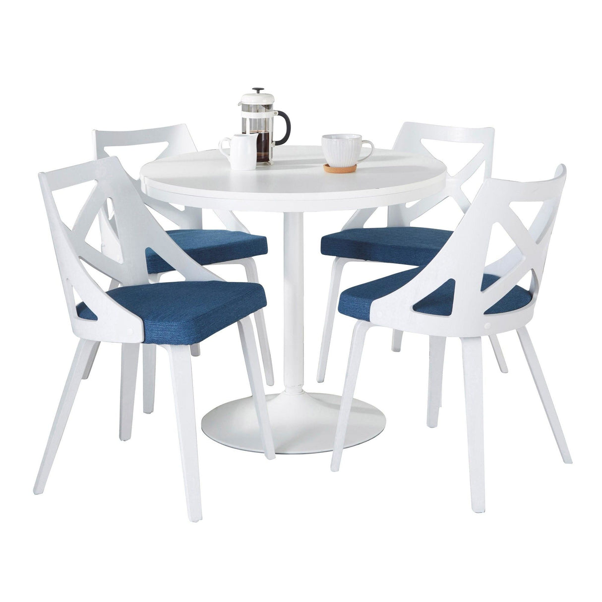 Dakota - Charlotte Dining Set - Brown Legs