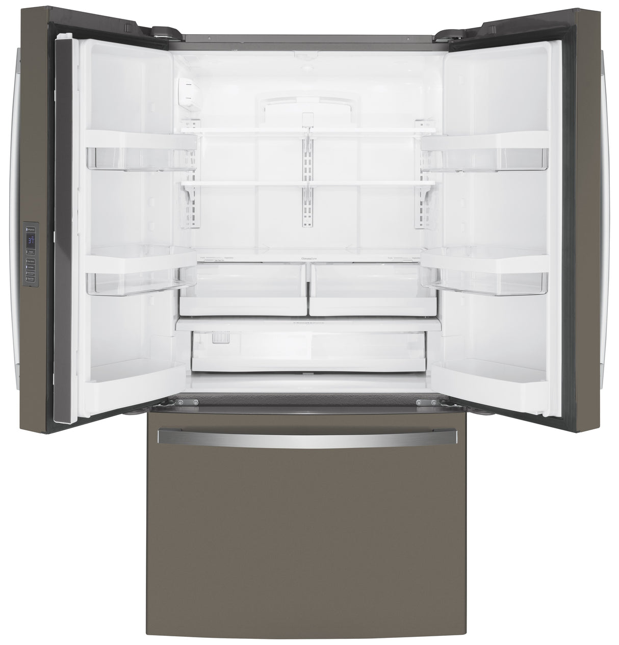 GE(R) ENERGY STAR(R) 23.1 Cu. Ft. Counter-Depth French-Door Refrigerator - (GWE23GMNES)