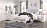 Skye - Marble Full Bed - White