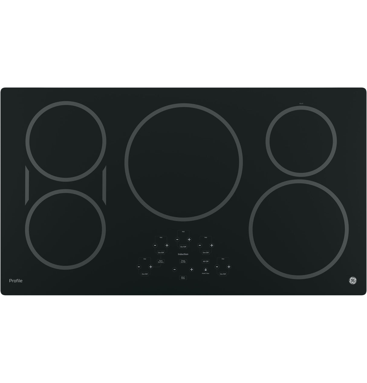 GE Profile(TM) 36" Built-In Touch Control Induction Cooktop - (PHP9036DJBB)