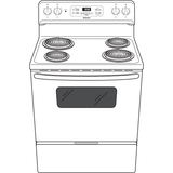 Hotpoint(R) 30" Free-Standing Standard Clean Electric Range - (RBS360DMBB)