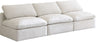 Plush - Modular Armless 3 Seat Sofa