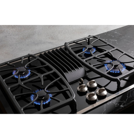 GE Profile(TM) 30" Built-In Gas Downdraft Cooktop - (PGP9830SRSS)