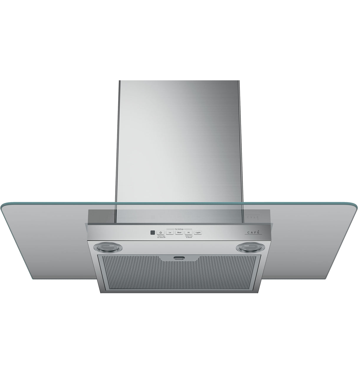 Caf(eback)(TM) 30" Wall-Mount Glass Canopy Chimney Hood - (CVW73012MSS)