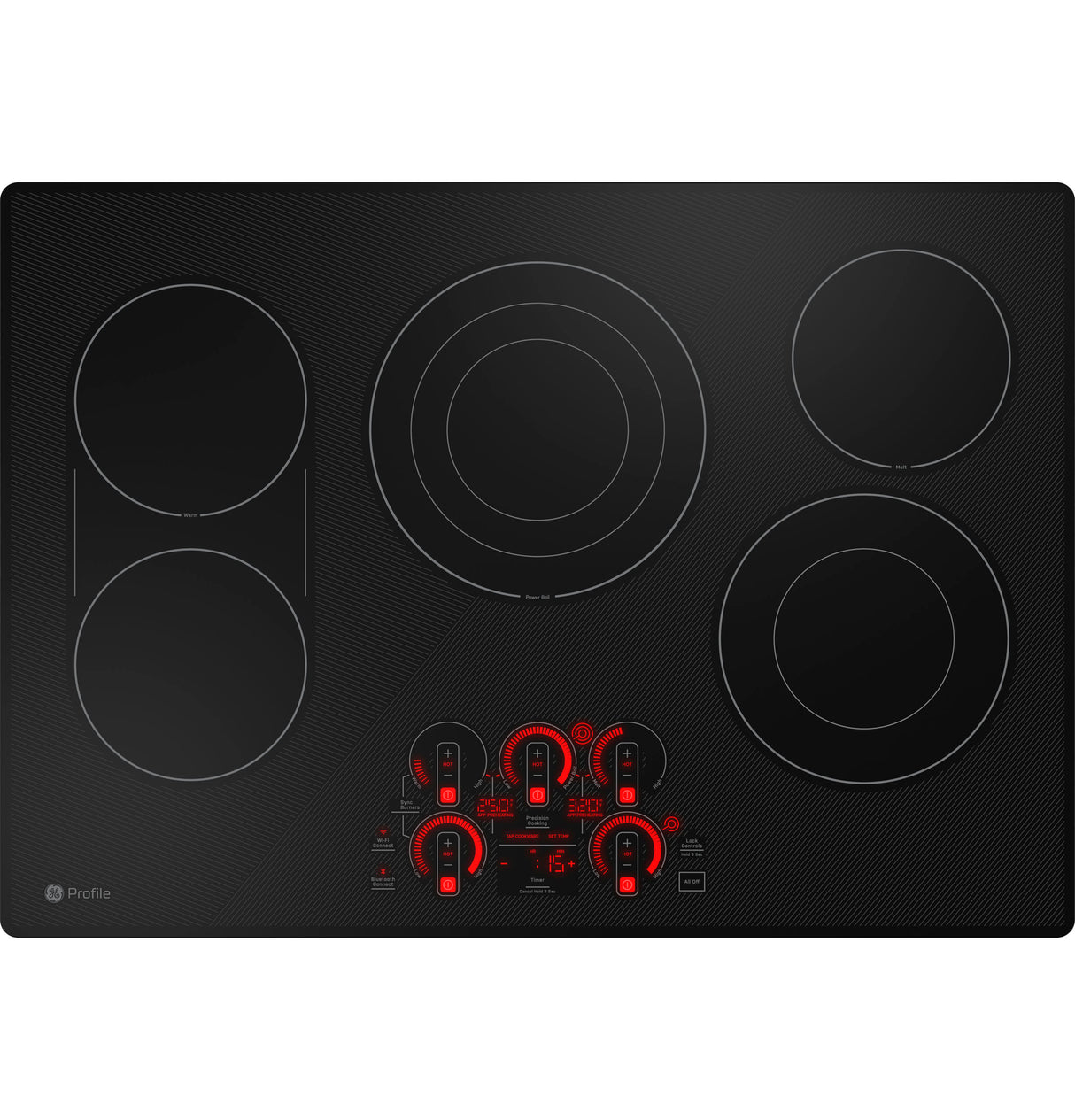 GE Profile(TM) 30" Built-In Touch Control Electric Cooktop - (PEP9030DTBB)