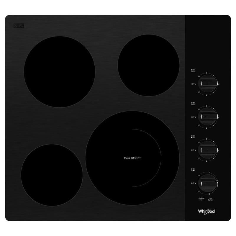 24-inch Compact Electric Ceramic Glass Cooktop - (WCE55US4HB)