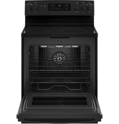 GE(R) 30" Free-Standing Electric Convection Range - (JB655DKBB)