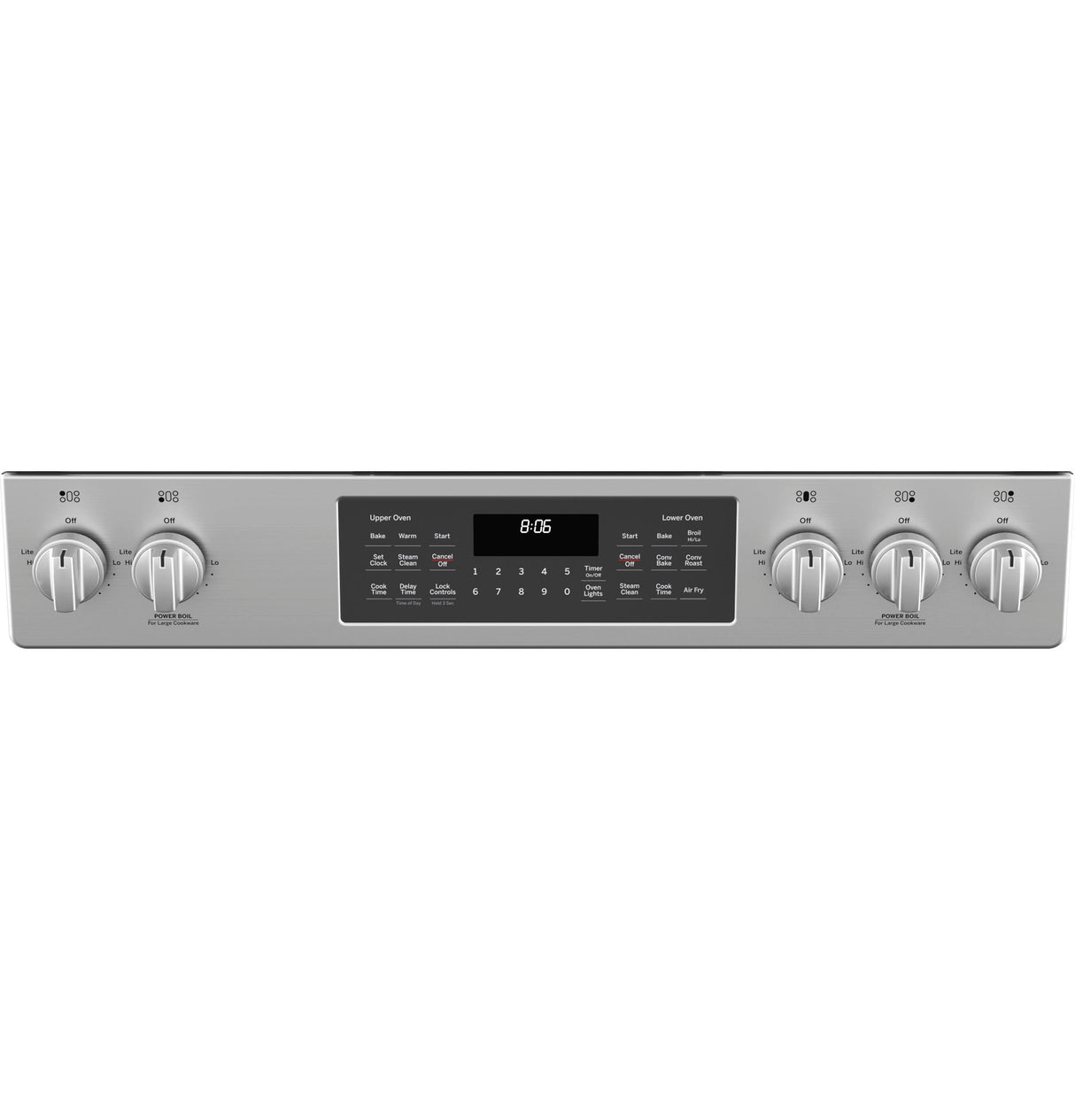 GE(R) 30" Slide-In Front Control Gas Double Oven Range - (JGSS86SPSS)