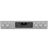 GE(R) 30" Slide-In Front Control Gas Double Oven Range - (JGSS86SPSS)