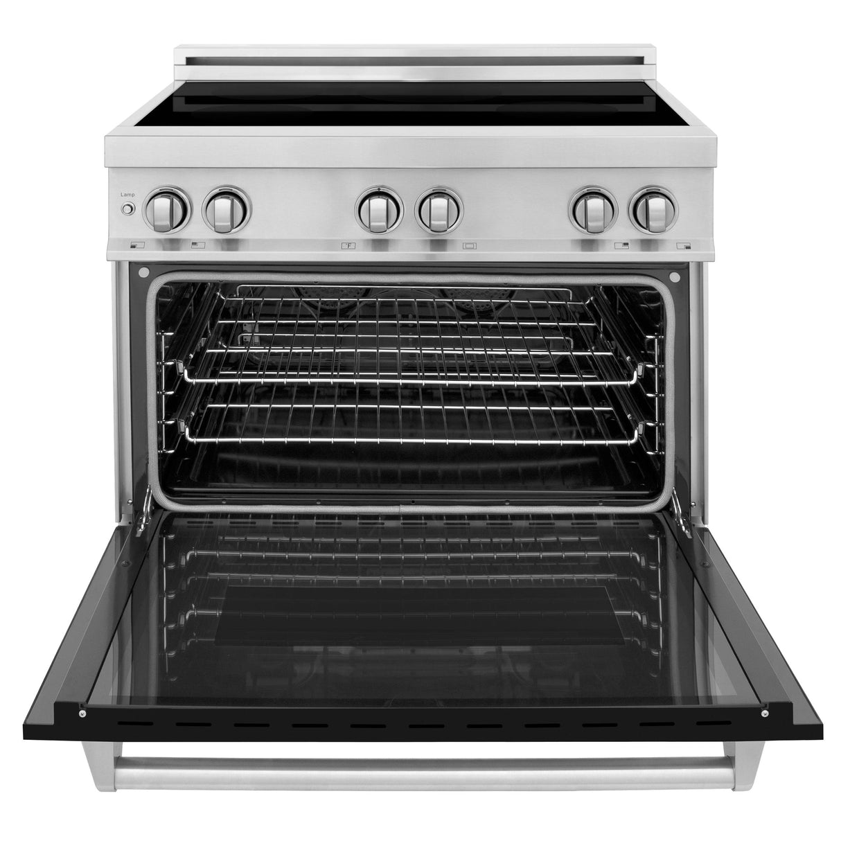 ZLINE 36" 4.6 cu. ft. Induction Range with a 5 Element Stove and Electric Oven in Stainless Steel (RAIND-36) [Color: Black Matte] - (RAINDBLM36)