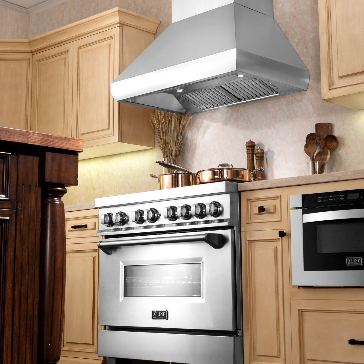 ZLINE Professional Ducted Wall Mount Range Hood in Stainless Steel (687) - (68748)