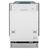 ZLINE 18 in. Compact Panel Ready Top Control Dishwasher with Stainless Steel Tub, 54dBa (DW7714-18) - (DW771418)