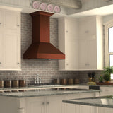 ZLINE Convertible Designer Series Copper Wall Mount Range Hood (8667C) - (8667C30)