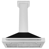 ZLINE 48 in. Convertible Stainless Steel Range Hood with Stainless Steel Handle (KB4STX-48) [Color: Black Matte] - (KB4STXBLM48)