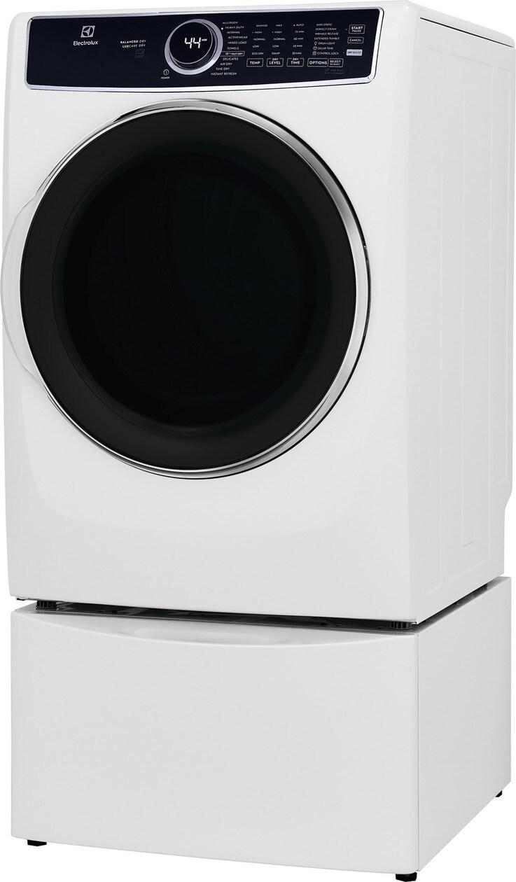 Electrolux Front Load Perfect Steam(TM) Electric Dryer with Balanced Dry(TM) and Instant Refresh - 8.0 Cu. Ft. - (ELFE7637AW)