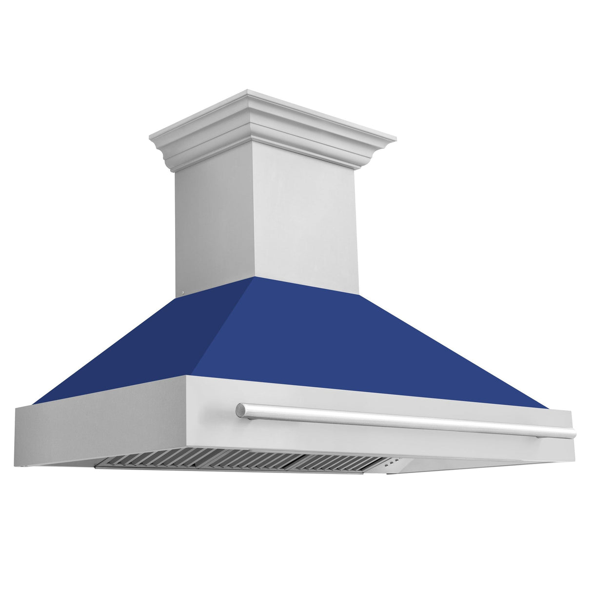 ZLINE 48 in. Stainless Steel Range Hood with Stainless Steel Handle (8654STX-48) [Color: Red Matte] - (8654STXRM48)