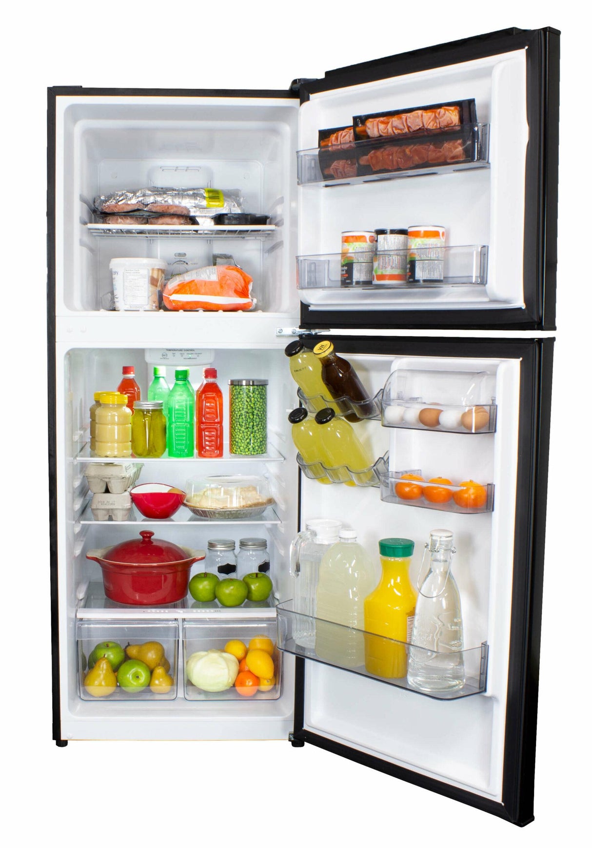 Danby 10.1 cu. ft. Top Mount Apartment Size Fridge in Black - (DFF101B1BDB)