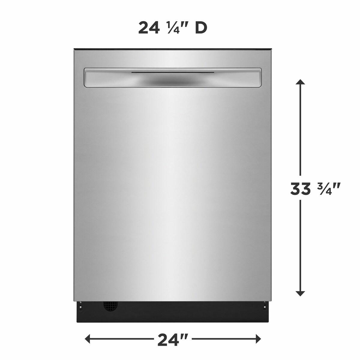 Frigidaire 24" Stainless Steel Tub Built-In Dishwasher - (FDSP4401AS)