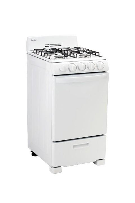 Danby 20" Wide Gas Range in White - (DR202WGLP)