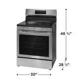 Frigidaire Gallery 30" Rear Control Electric Range with Total Convection - (GCRE3060BF)