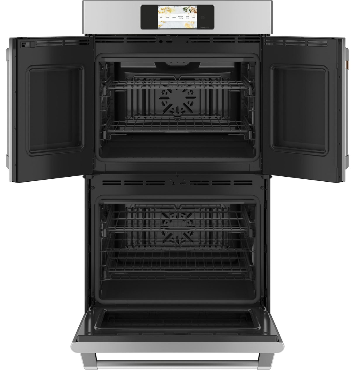 Caf(eback)(TM) Professional Series 30" Smart Built-In Convection French-Door Double Wall Oven - (CTD90FP2NS1)