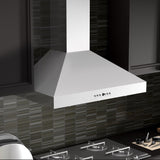 ZLINE Convertible Vent Wall Mount Range Hood in Stainless Steel with Crown Molding (KL3CRN) - (KL3CRN30)