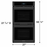 Frigidaire 27" Double Electric Wall Oven with Fan Convection - (FCWD2727AB)