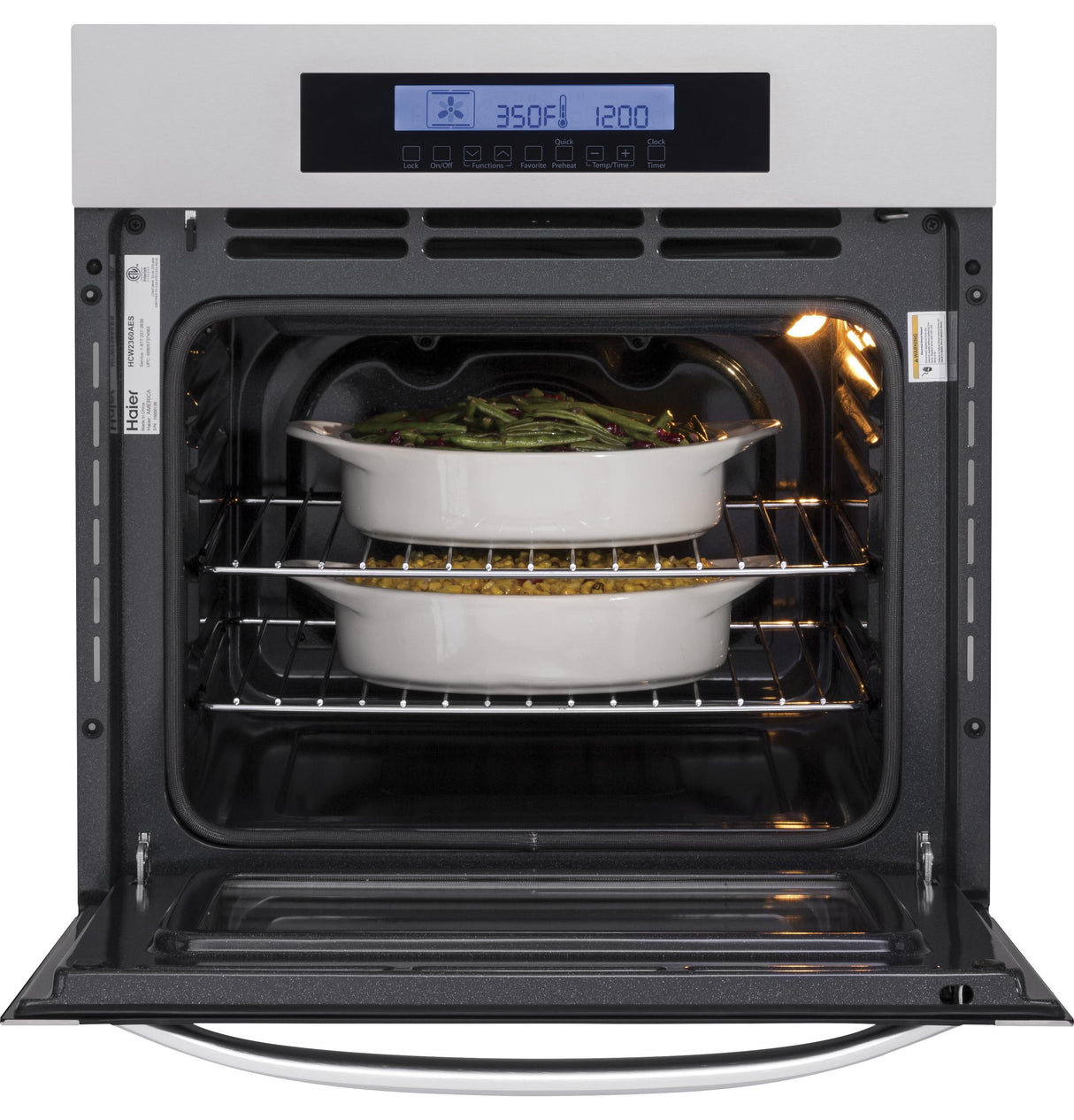 24" Single 2.0 Cu. Ft.True European Convection Oven - (HCW2360AES)