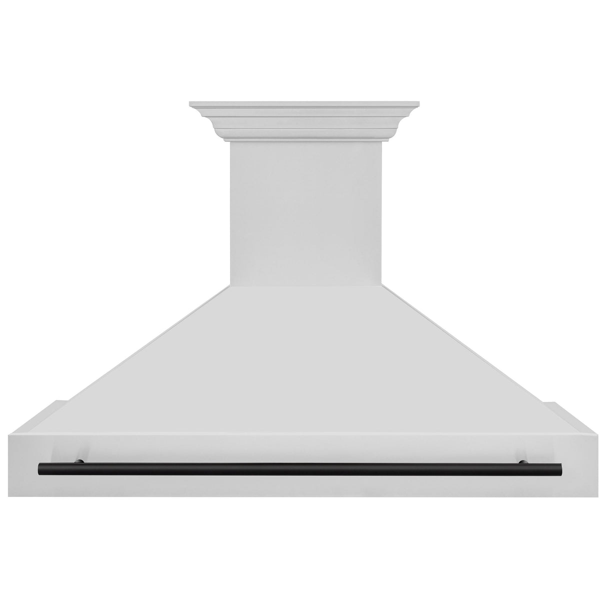 ZLINE 48 in. Autograph Edition Stainless Steel Range Hood with Stainless Steel Shell and Accented Handle (8654STZ-48) [Color: Matte Black] - (8654STZ48MB)