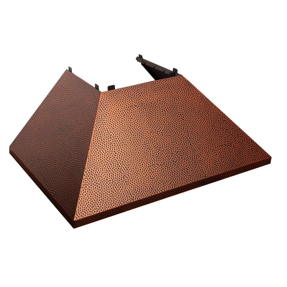 ZLINE Ducted DuraSnow Stainless Steel Range Hood with Hand-Hammered Copper Shell (8654HH) - (8654HH30)