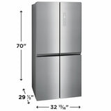 Frigidaire 17.4 Cu. Ft. Counter-Depth 4-Door Refrigerator - (FRQG1721AV)