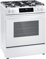 Frigidaire 30" Front Control Gas Range with Quick Boil - (FCFG3062AW)