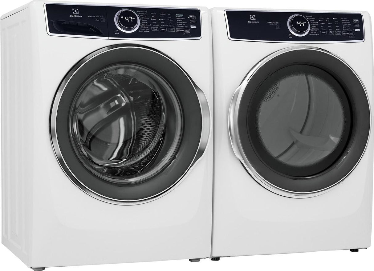 Electrolux Front Load Perfect Steam(TM) Electric Dryer with Predictive Dry(TM) and Instant Refresh - 8.0 Cu. Ft. - (ELFE7537AW)