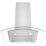 ZLINE Alpine Series Convertible Island Mount Range Hood in Stainless Steel (ALP70IS) - (ALP70IS30)