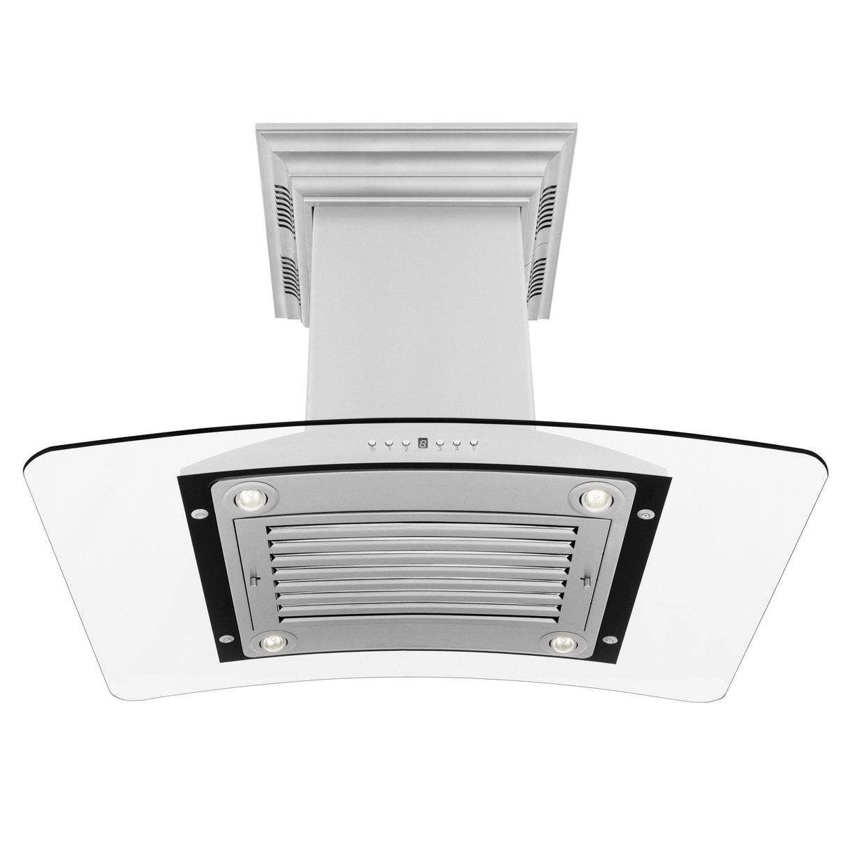 ZLINE Island Mount Range Hood in Stainless Steel with Built-in ZLINE CrownSound Bluetooth Speakers (GL9iCRN-BT) - (GL9ICRNBT30)