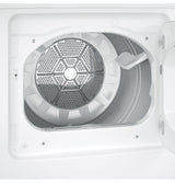 GE(R) 7.2 cu. ft. Capacity aluminized alloy drum Electric Dryer with Sensor Dry - (GTD45EASJWS)